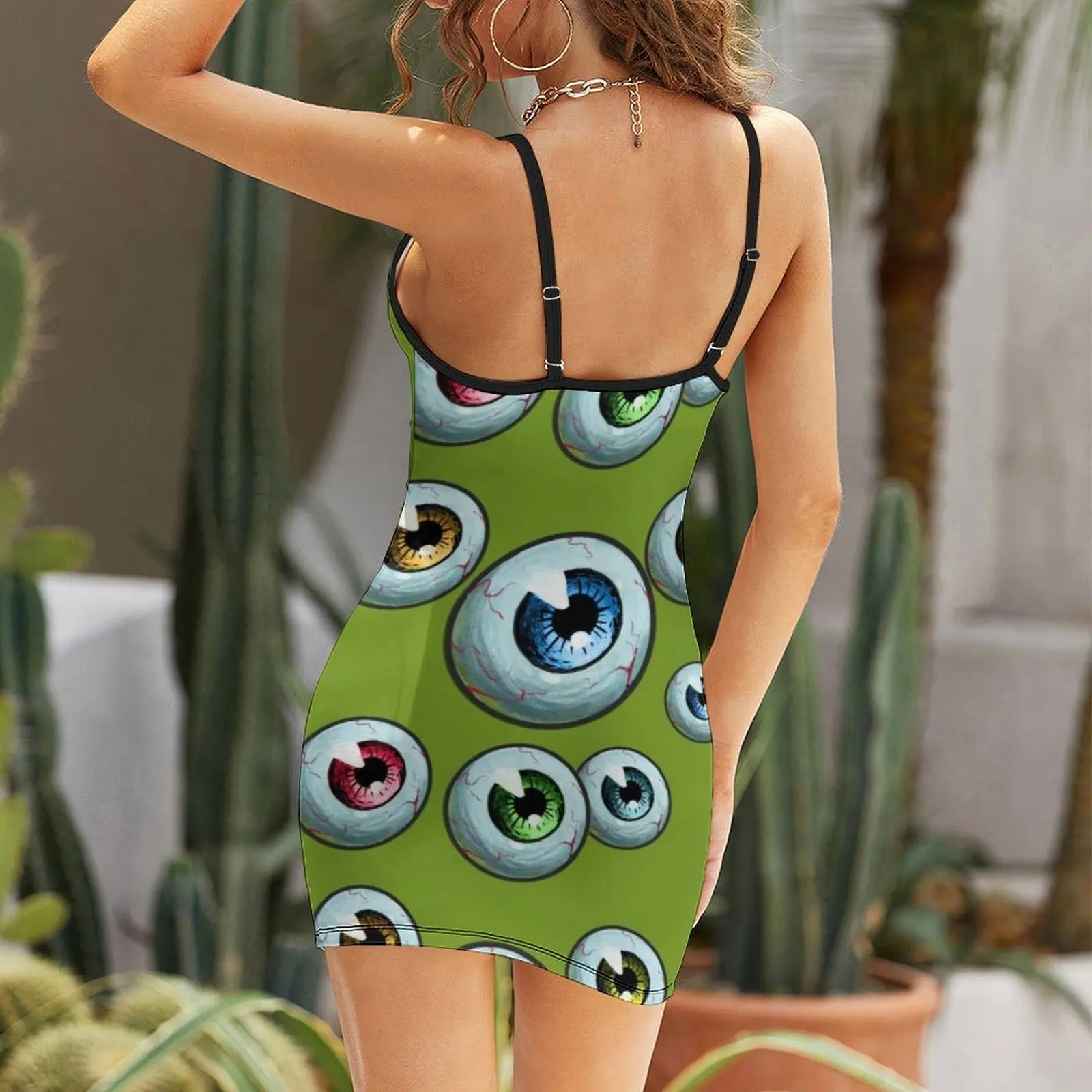 ชุดเดรสทรงสลิงลายตาหรูหรา ชุดเดรสออกงานกลางคืนสำหรับผู้หญิง ชุดเดรสฤดูร้อนสไตล์แอฟริกันสำหรับผู้หญิง เสื้อผ้าผู้หญิง