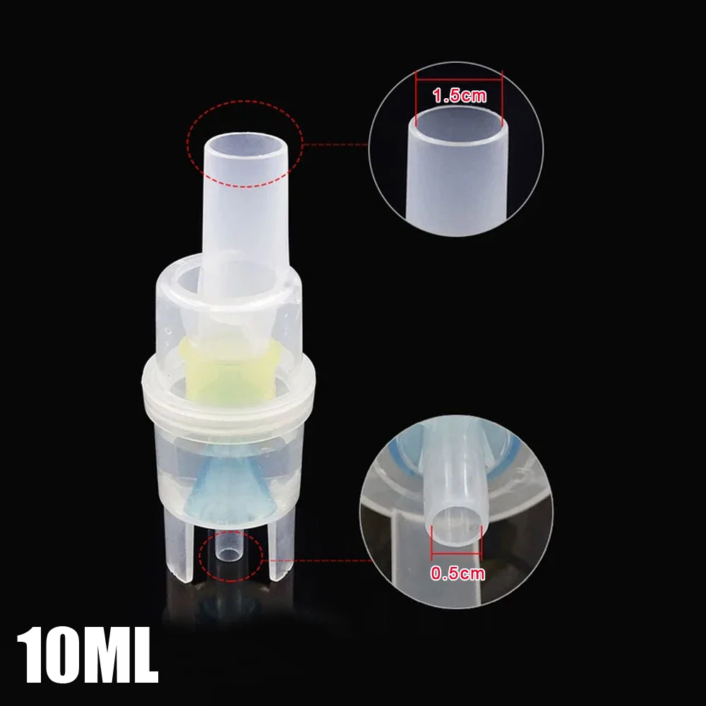 HDRSMTMED 10ML Health Care Inhaler Parts Medicine Tank Cup Compressor Nebulizer Accessary Atomized Spray Injector Wholesale