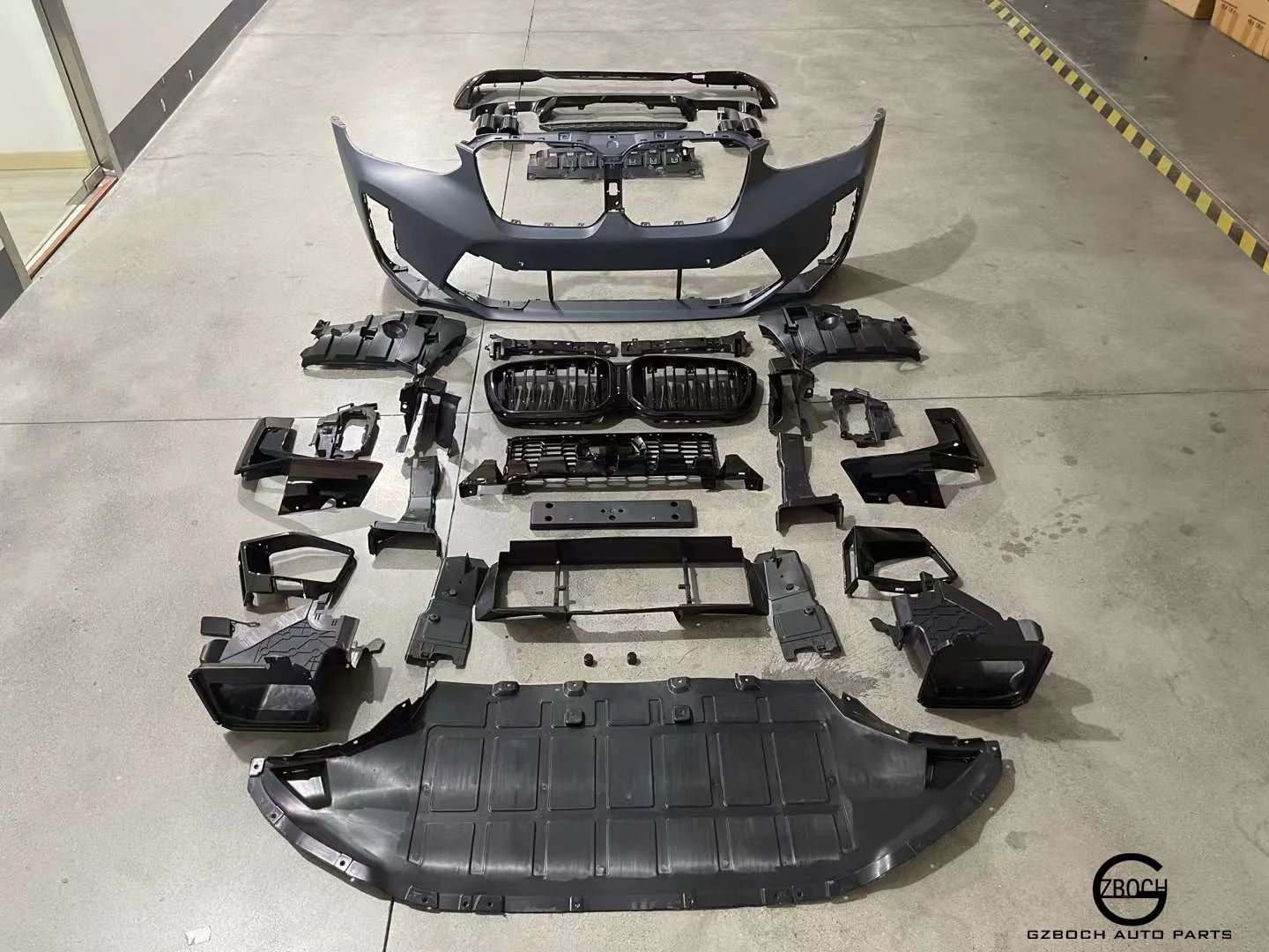 عالية الجودة G01 طقم الجسم لسيارات BMW X3 G01 2022 + إلى X3M F97 المصد الأمامي شفة ممتصة للصدمات الخلفية سيارة الناشرون العادم نصائح X3M Bodykit