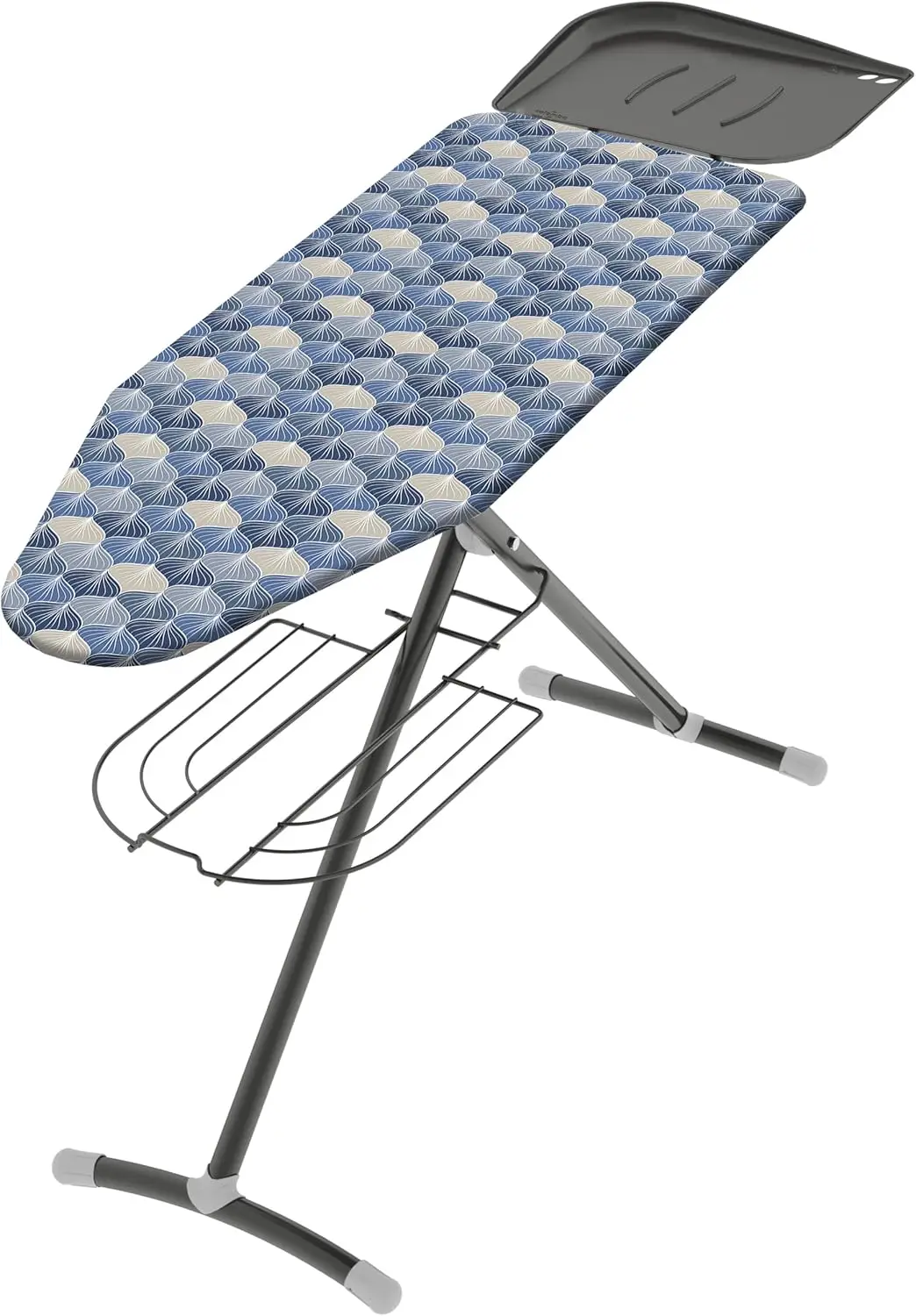 

Складная гладильная доска увеличенного размера с подставкой для отпаривания, регулируемая высота 29-37,4 дюймов, с вешалкой для белья и чехлом из органического хлопка