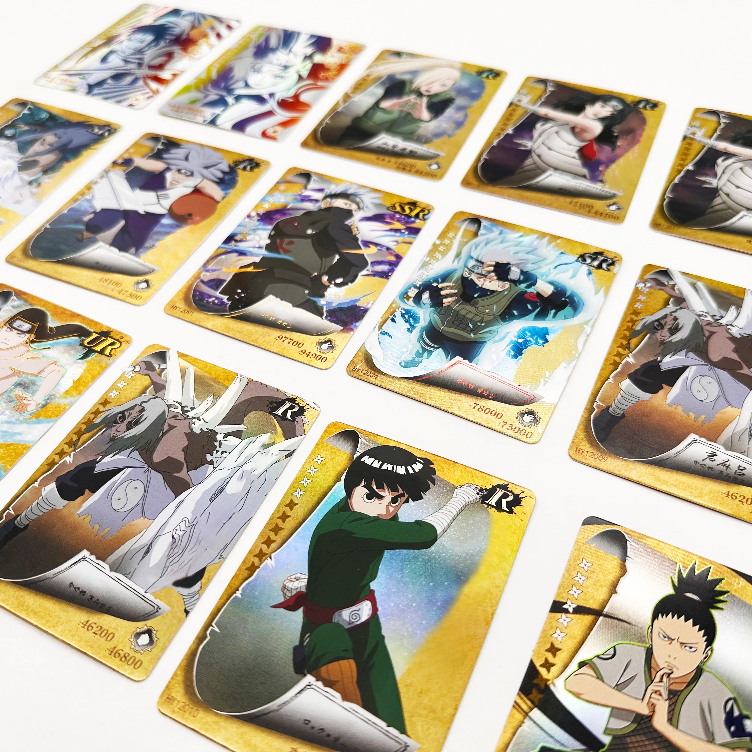 Collezione Naruto Card Brave Edition Figure Anime Hero Paper Game Flash Film originale Album raro Regalo giocattolo