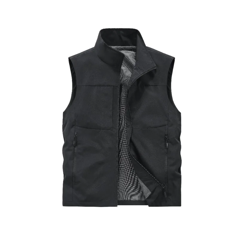 

Warm Sleeveless Vest Fashionable Breathable Windproof Vest Inside Outside Outdoor Hiking Camping Sports Fitness Windproof