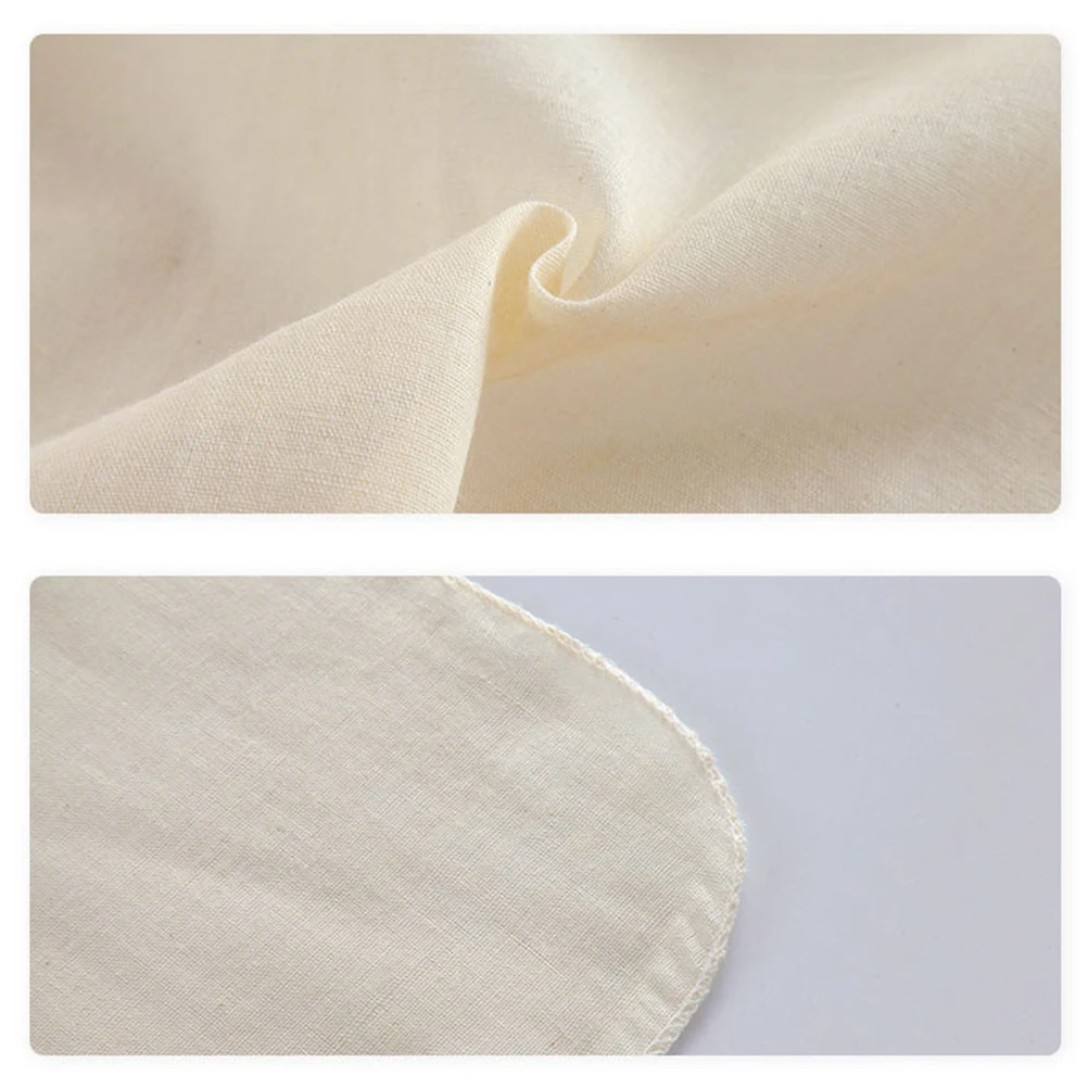 

6Pcs Cheesecloth Unbleached Cotton Fabric Reusable Lint Free Filter Pad for Cooking Squeezing Juice and Straining