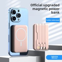 Portable Charger Fast Charge Magsafe Power Bank 10000mah Fast Charge Macsafe Spare Battery Camping Equipment Powerbank Baseus
