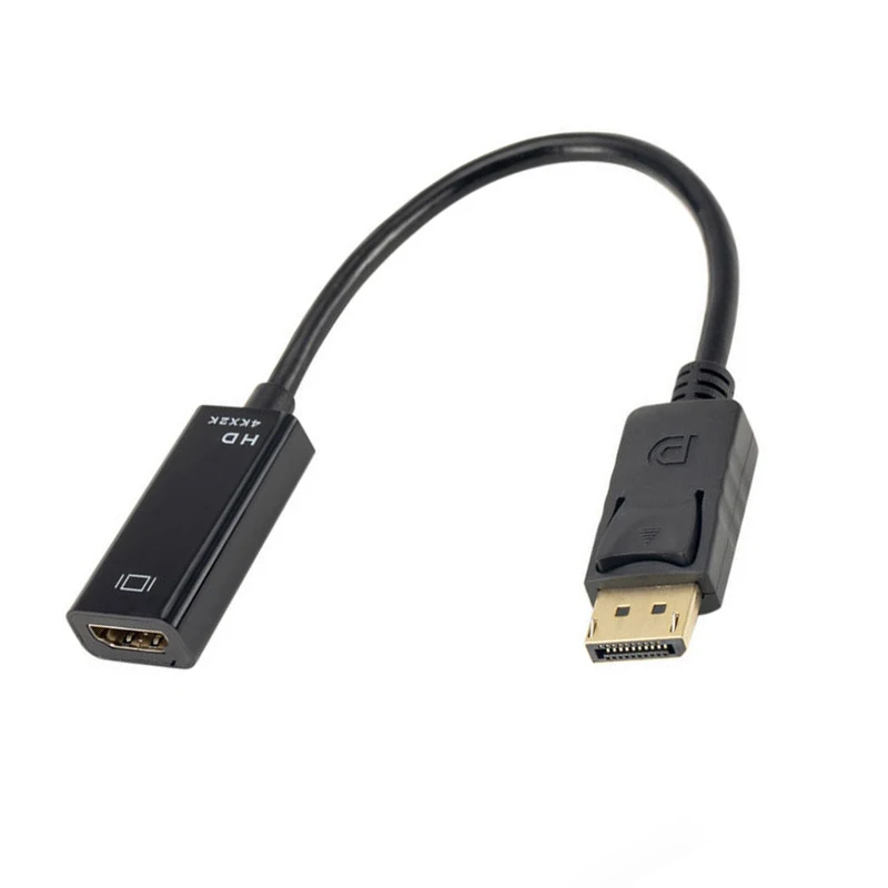 4K UHD Displayport to HDMI-comptible  Video Converter Cable Male to Female DP to HDTV for PC Computer