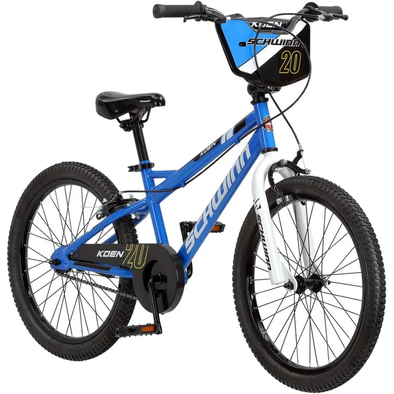 AQSchwinn Koen; Elm BMX Style Kids Bike 20- for Boys Girls Age 7 to 13,Rider Height 48-60 Inch,No Training Wheels