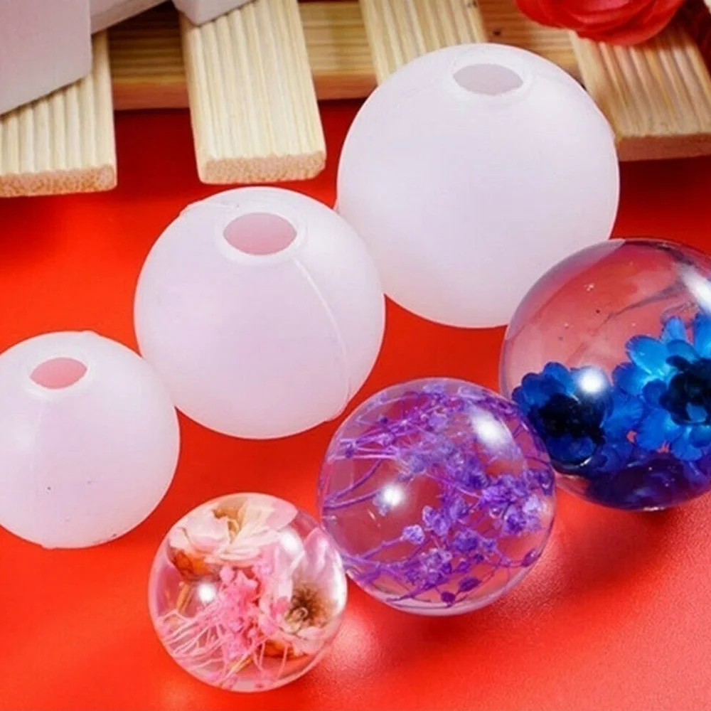 3D DIY Pendant Art Tool Handmade Liquid Mold Universe Ball Resin Mold Decoration Silicone Mold