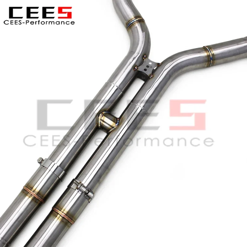 cees Valvetronic Exhaust Mufflers for BMW M550 M550i G30 N63 4.4TT 2017-2022 Stainless Steel Tuning Exhaust Pipe Escape System