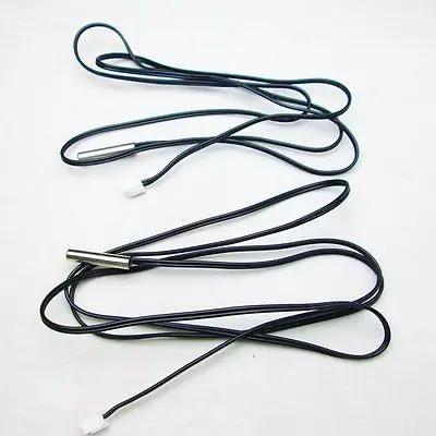 5PCS 1m  Thermistor accuracy temperature sensor 10K 1% 3950 Waterproof Probe diy electronics