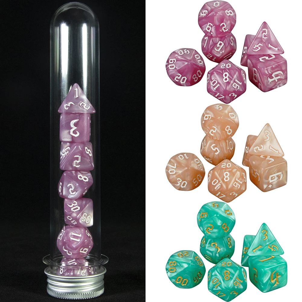 

Подставка под мрамор для настольных игр, 7 шт., D4, D6, D8, D10, D %, D12, D20