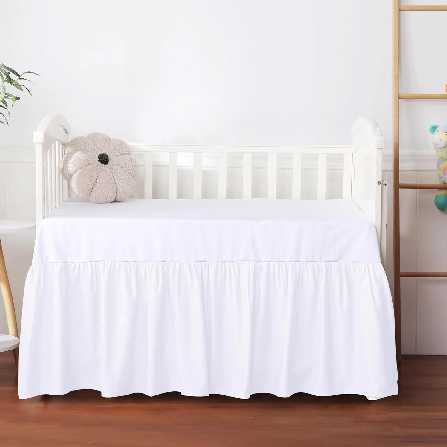 thick-100-egyptian-cotton-400-thread-count-soft-breathable-pleated-ruffle-crib-bed-skirts-fit-for-standard-crib-bedding-skirts