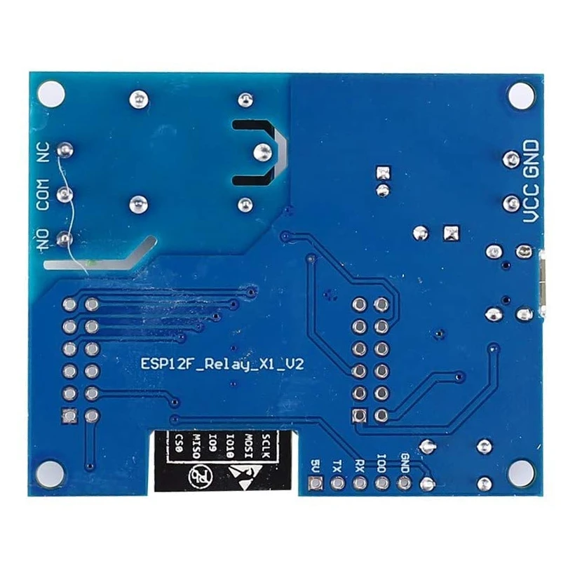 Wifi Relay Controller Module, Dc 5V 8V-80V Esp8266 Draadloze Controller Module ESP-12F Voor Iot Smart