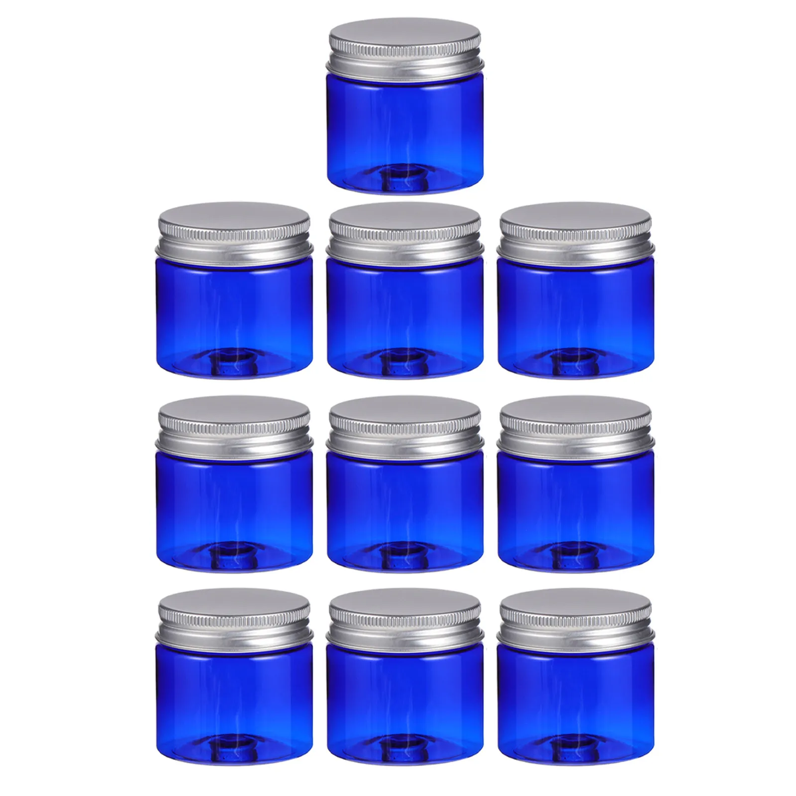 

10 шт. пустых пластиковых баночек для крема, портативные дорожные контейнеры для лосьонов, шампуней, кремов, косметики