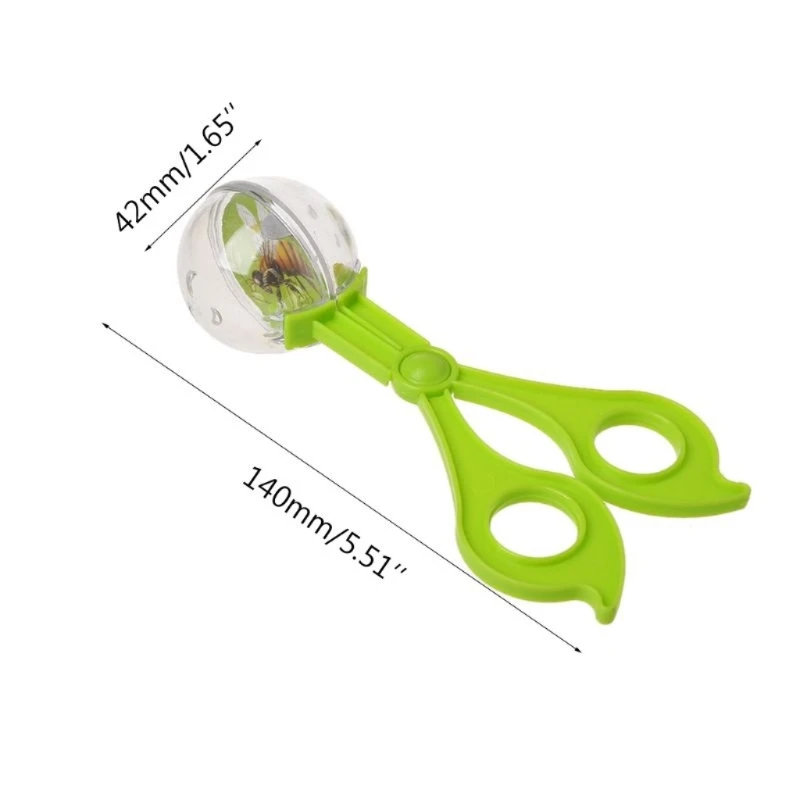 Plastic Insect Catcher Scissors Tongs Tweezers For Kids Children Toy Handy