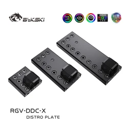 Bykski Computer raffreddamento ad acqua universale Distro Plate Waterway board Reservoir G1/4 