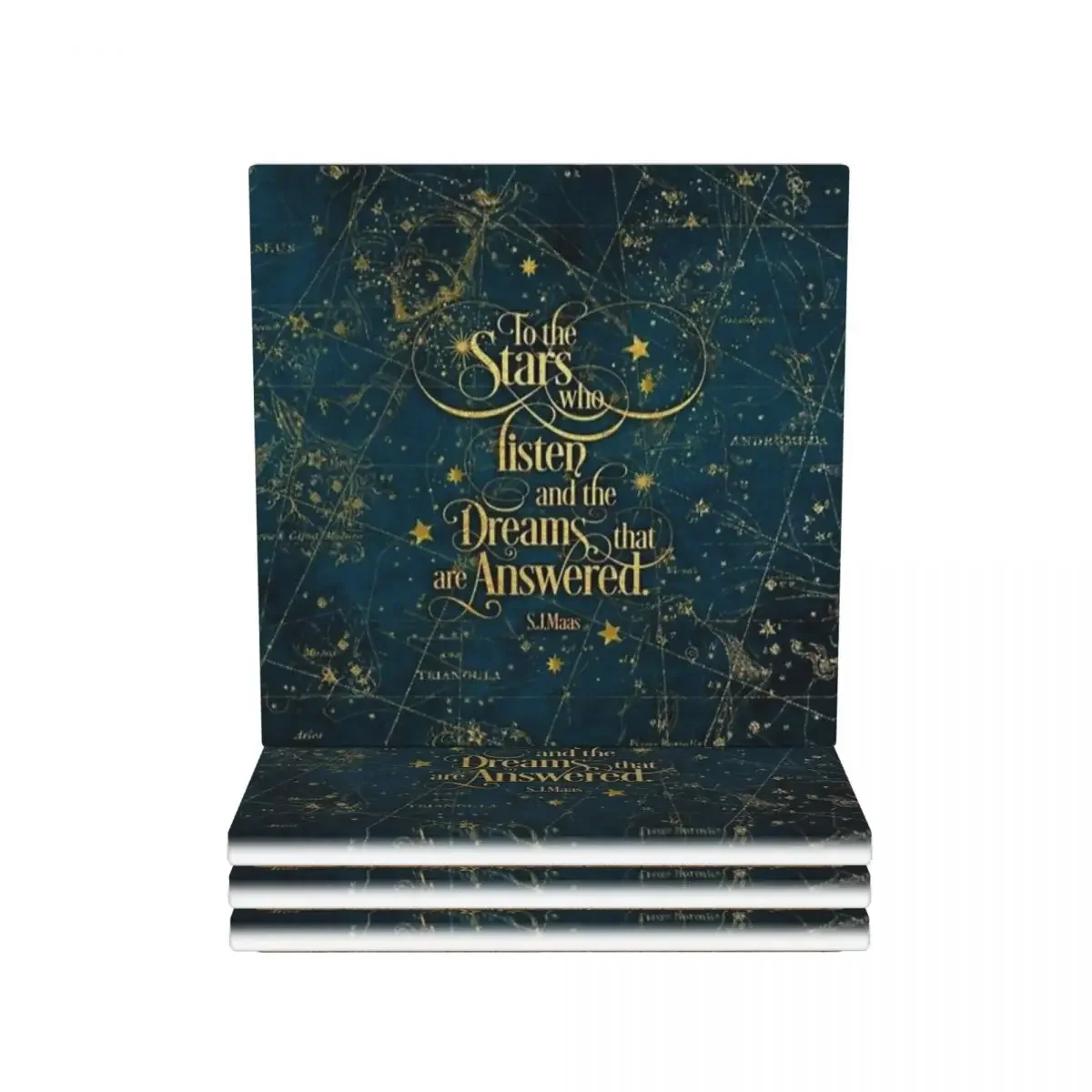 Sarah J Maas A Court Of Thorn And Roses Coasters Ceramics Hot Pad Table Decoration Kitchen Placemats For Dinner Table Coffee Mat