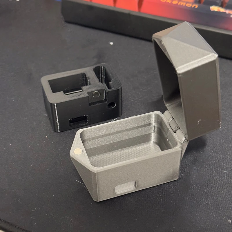1PCS For DJI Mic Mini Mobile Version Magnetic Storage Case One Transmitter One Receiver 3D Printed Organizer Box Portable Holder