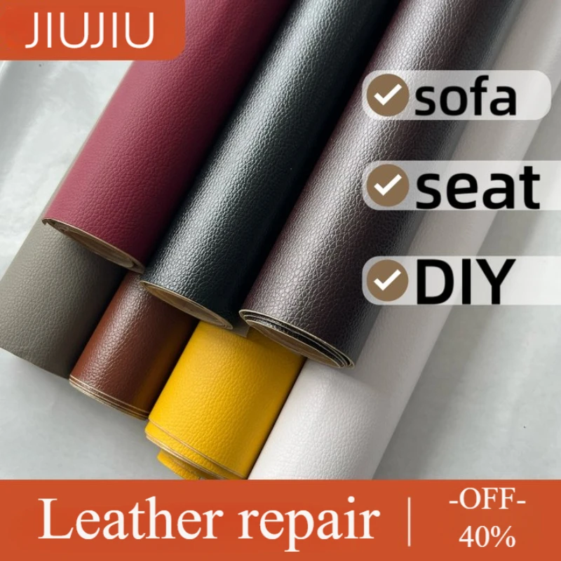 Self-adhesive DIY Self-adhesive PU Leather Repair Patch for Sofa Car Seat Table Chair Bag Shoes Bed Home Artificial Leather