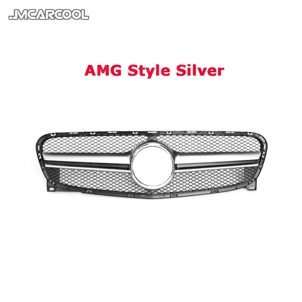 ABS المواد الجبهة حافة مصد السيارة شواء الديكور لمرسيدس بنز GLA الفئة X156 GLA180 GLA200 GLA250 GLA45 2014 2015 2016