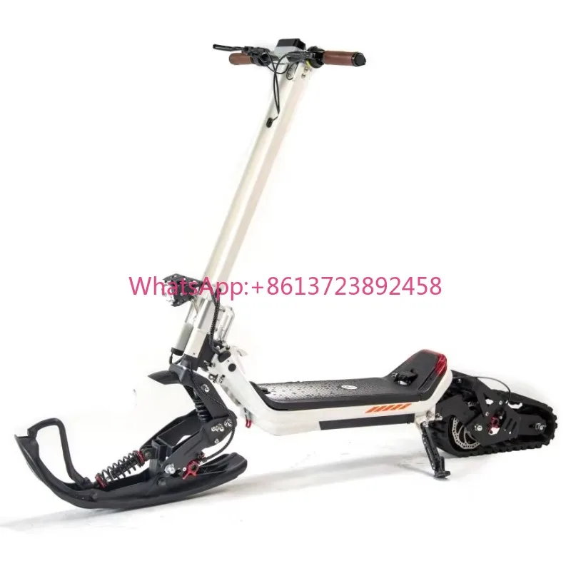 The world's first 3-in-1 ski scooter snow electric waterproof 1800 watts with 48v 30ah lithium removable battery