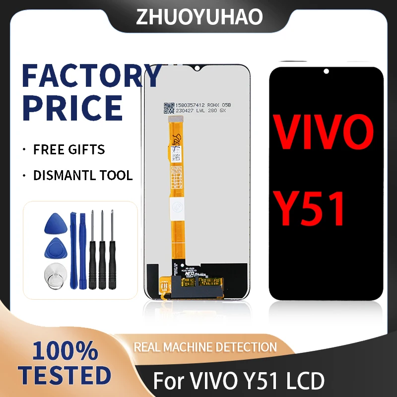 6.58\'\' LCD Display For VIVO Y51 LCD Replacement Display Touch Screen  For VIVO Y31/Y31s/Y51/Y52S LCD Screen Digitizer Assembly