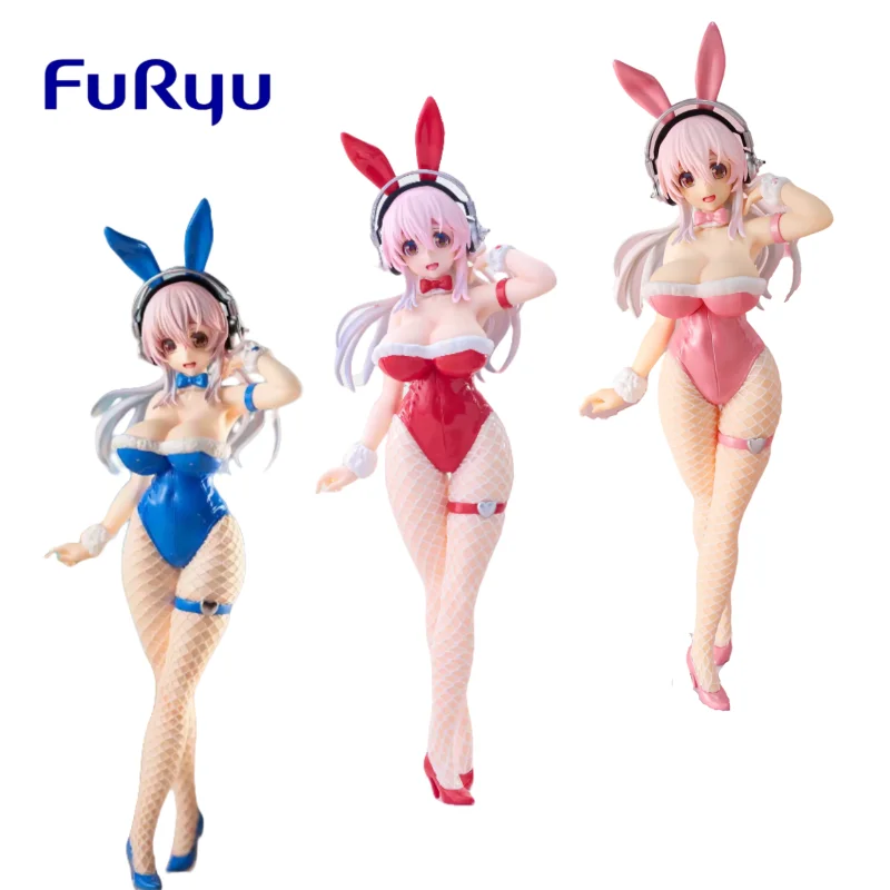

В наличии оригинальные кролики FuRyu BiCute Bunnies Blue Rabbit Ver Pink Ver Red Ver Аниме Фигурка Bunny Girl Doll Украшения Коллекция моделей