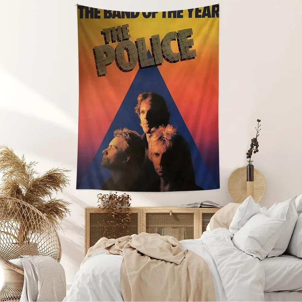 

Рок-Группа The Police гобелен с героями мультфильмов искусство научная фантастика Декор для дома настенный домашний декор