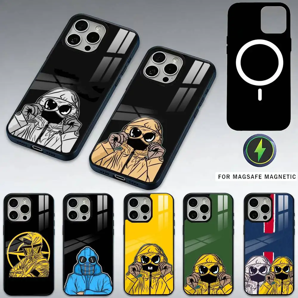 

Brand C-CP P-Puals Phone Case For iPhone17,16,15,14,13,12,11 Plus,Pro Max Magnetic For Magsafe Wireless Charging