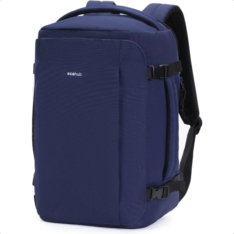 

Travel Padded Laptop Backpack for Men Women 18x14x8 Personal Item Bag Anti Theft Carry On Backpack for Airlines UnderSeat with
