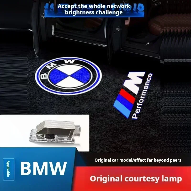 2/4Pcs LED Laser Projector Car Door Welcome Light for BMW E84 E87 E70 F25 E90 E91 F01 F02 E60 E61 F10 F15 F30 M3 M5 Auto Accesso