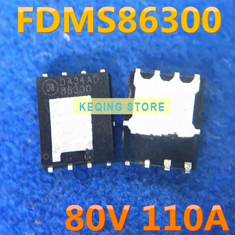 10PCS Used+Not NEW+Send after Measure Original word import FDMS86300 FDMS86300DC screen printing QFN8 patch MOS field effect