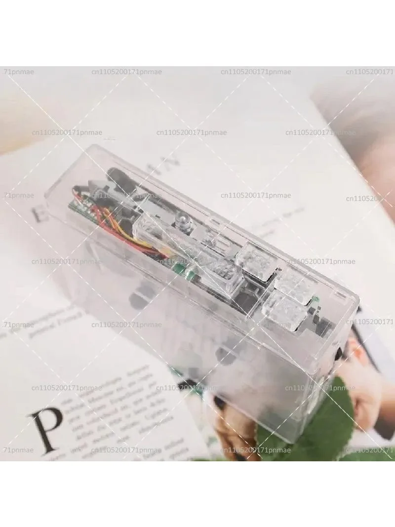 Retro Transparent Bluetooth Tape Player Portable High Fidelity HIFI FM Radio Classic Nostalgic