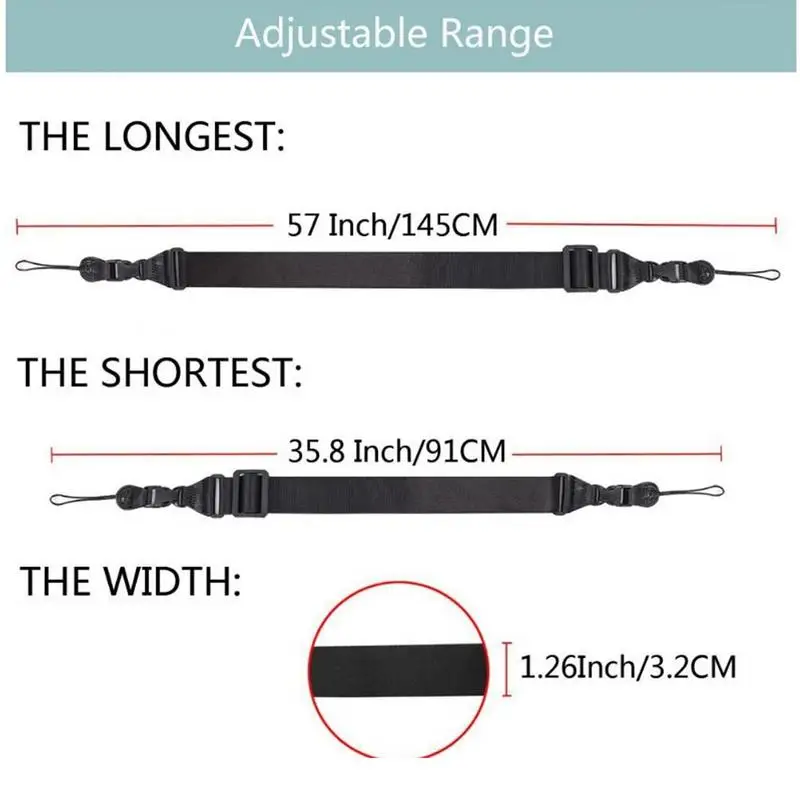 Alça para tablet ajustável, ampla, antiderrapante, multifuncional, ergonômica, câmera binocular, acessórios de viagem para caminhadas