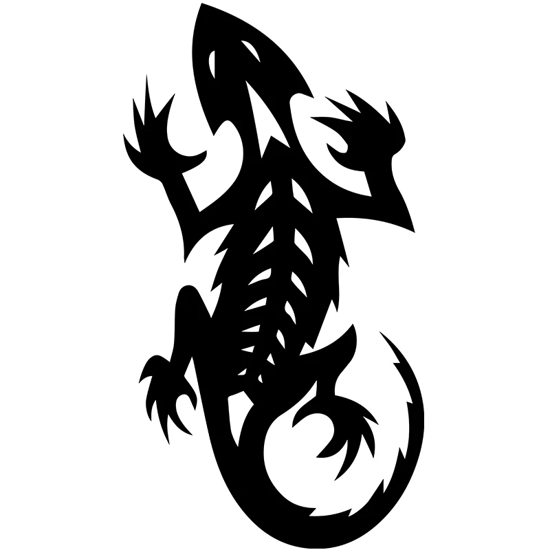Small TownRuleMylife Funky Lizard Vinyl Animal Car Stickers For Laptop Wall Water Cup Bmw E46 And Other Automobile Accessories D