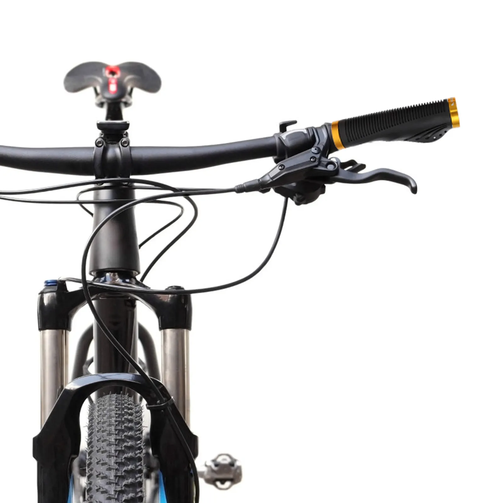 

1 пара защитных накладок на руль велосипеда, противоскользящие, амортизирующие, с удобным захватом, прочные, легкие, аксессуар для велоспорта