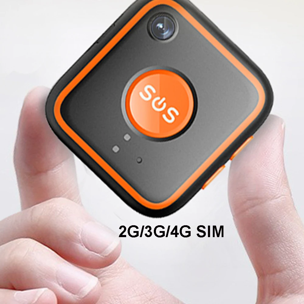 Image of 4G GPS-Tracker für Kinder oder Senioren IP67 Wasserdicht SOS-Kamera V28C Notfallalarm GPS-Ortung Herzfrequenz Blutdruck