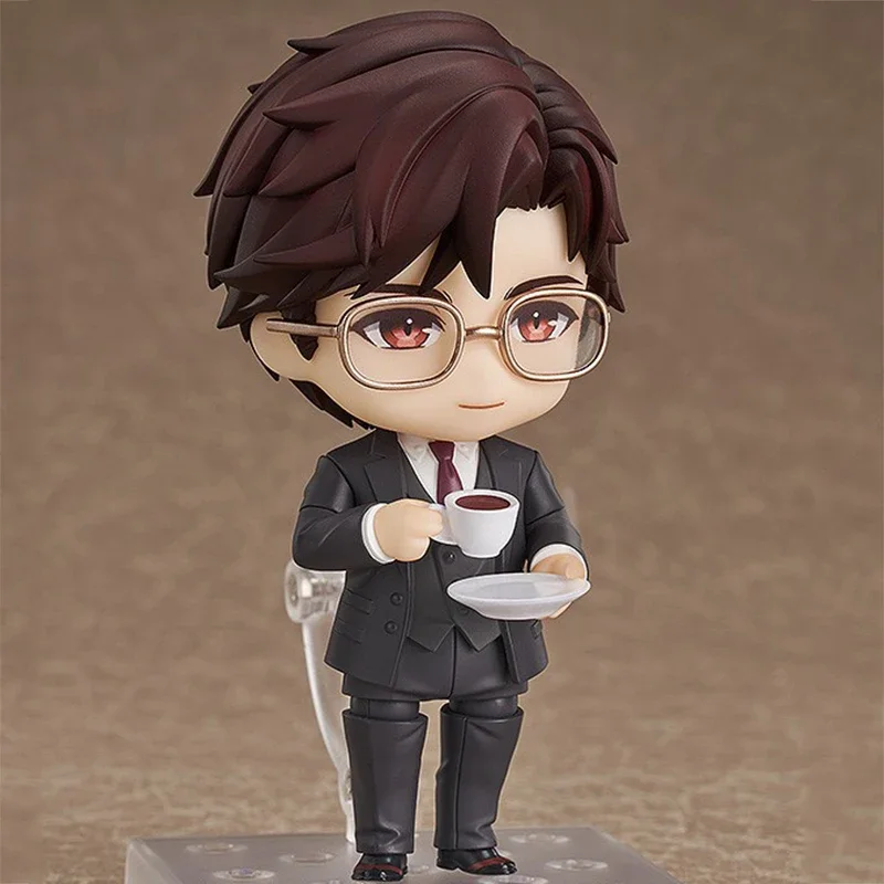 Figura de Anime GSC Evan de 10cm, 2075 Nendoroid Lu Chen, juguete versión Q, modelo de figura de acción ligera y nocturna, colección de PVC, regalo