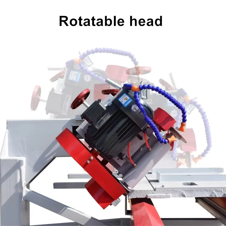 آلة قطع بلاط الأرضيات النفاثة للمياه التجارية عالية الكفاءة/قاطع منشار الرخام السيراميكي/آلة شطب الحجر 45 درجة #4