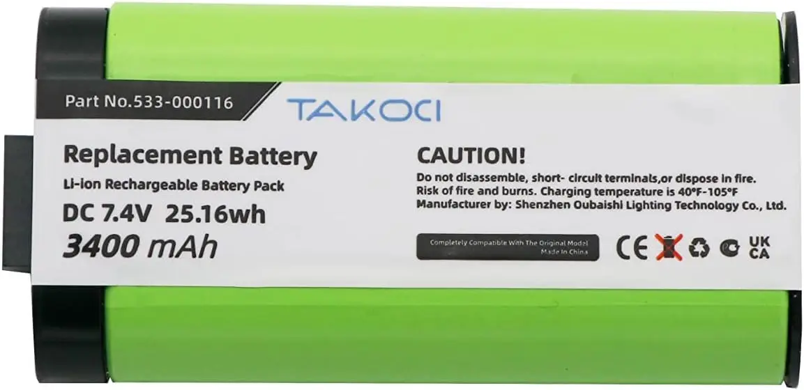 Replacement Battery for Logitech  S-00147, UE MegaBoom 533-000116, 533-000138 7.4V/mA