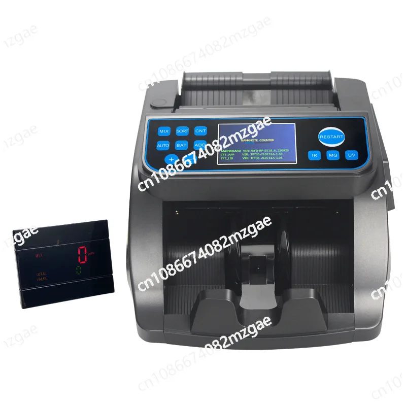 6000E EUR Value Money Cash Counter with TFT Display Fake Bill Detector Banknote Fast Counting Speed Portable Detecting Machines