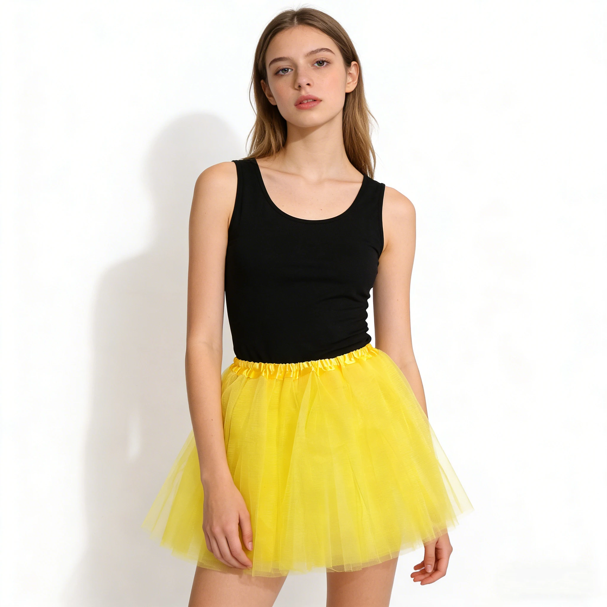 Modischer Tüll-Tutu-Rock für Erwachsene mit elastischem Bund, Ballett-Tutu, perfekt für Party-Cosplay – Detail 2