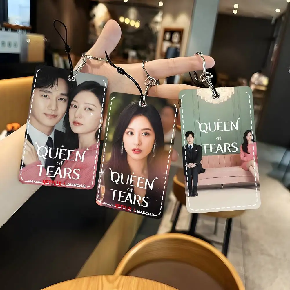 

Кожаный брелок-картхолдер для карт доступа Queen Of Tears, 1 шт.