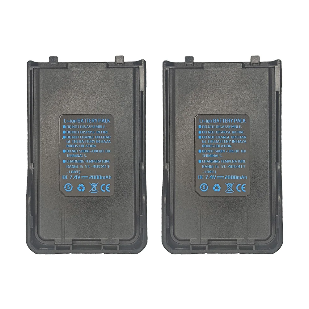 BAOFENG UV-S9 UVS9 Plus Li-ion Battery 2800mAh Compatible with Walkie Talkie UV-10R UV5R Pro UV-5RMax BF-UVB3Plus Extra Battery