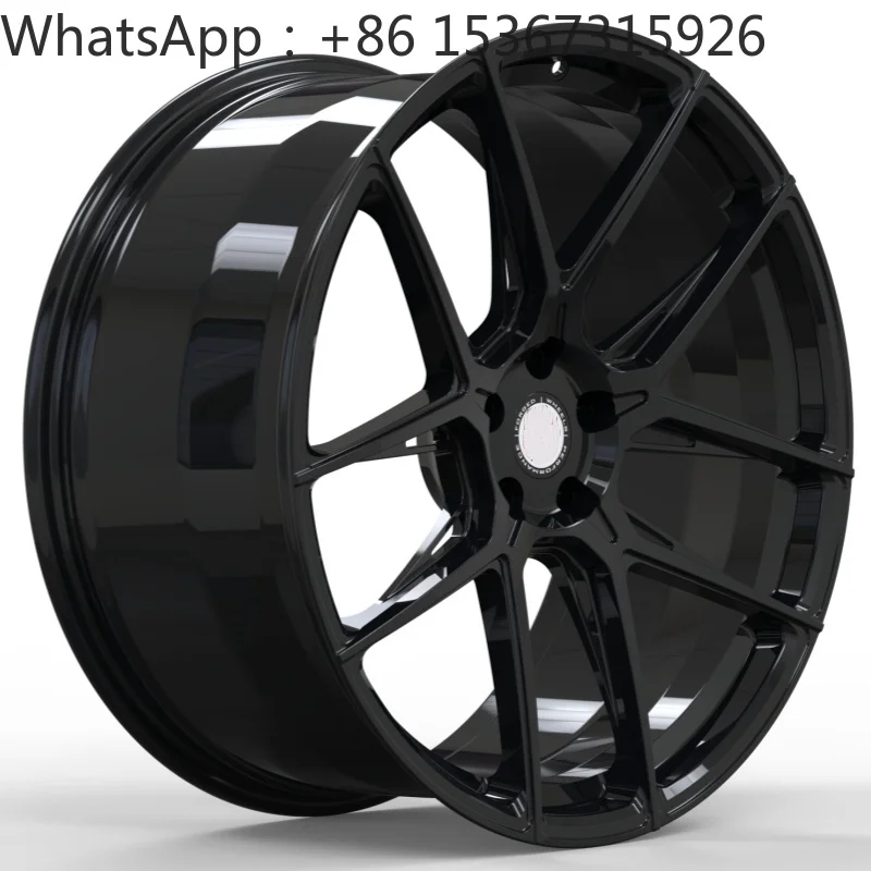 15-20 Inch Heart Shape Black White Concave Forged Wheels 5x114.3 Compact SUV Modified Rims