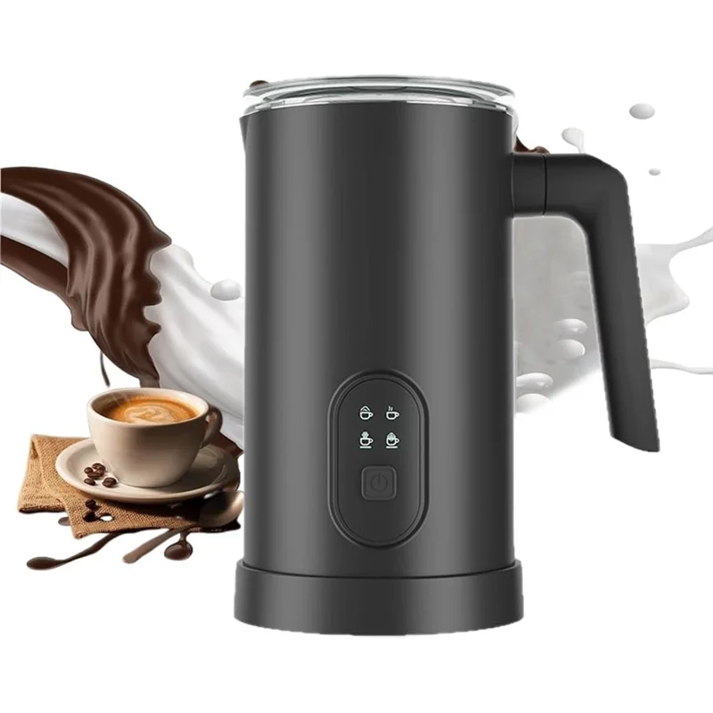 

A74G-Full-Automatic Milk Frother Machine Milk Frother Smart Touch Control Milk Warmer 4 Temperature Settings