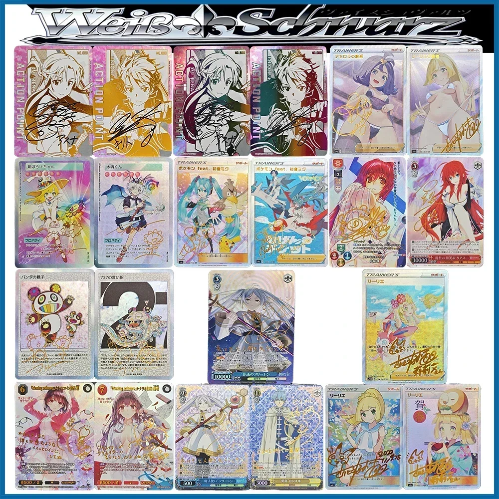 Anime Weiss Schwarz DIY ACG Hatsune Miku BOCCHI THE ROCK Nakano Ichika niños juego juguetes Navidad cumpleaños regalo tarjetas coleccionables