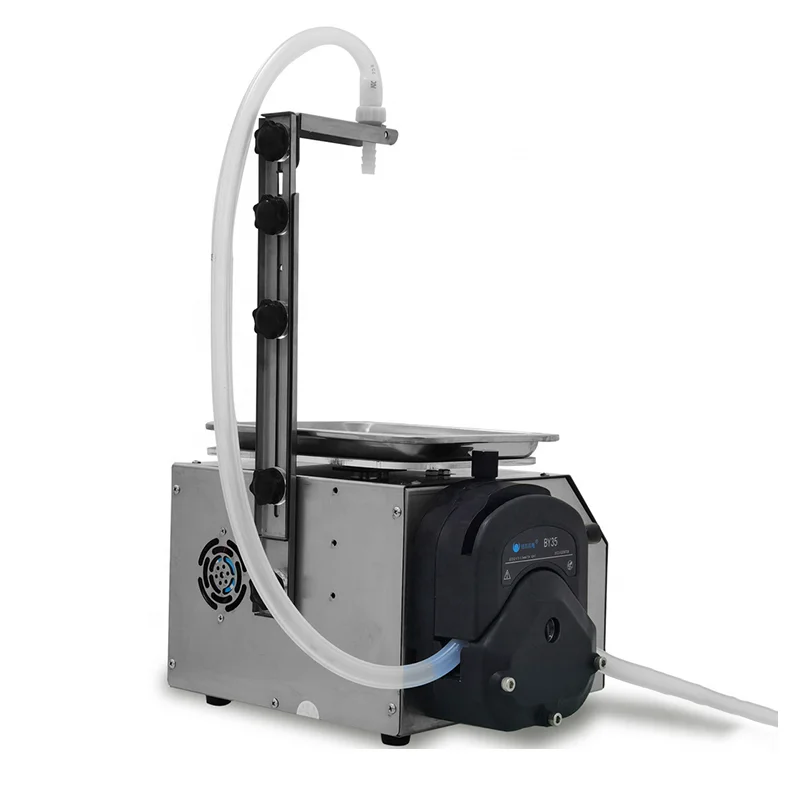 

CNC canned peristaltic pump UPK-L13 fully automatic liquid glue weighing and filling machine for plastic packaging oil