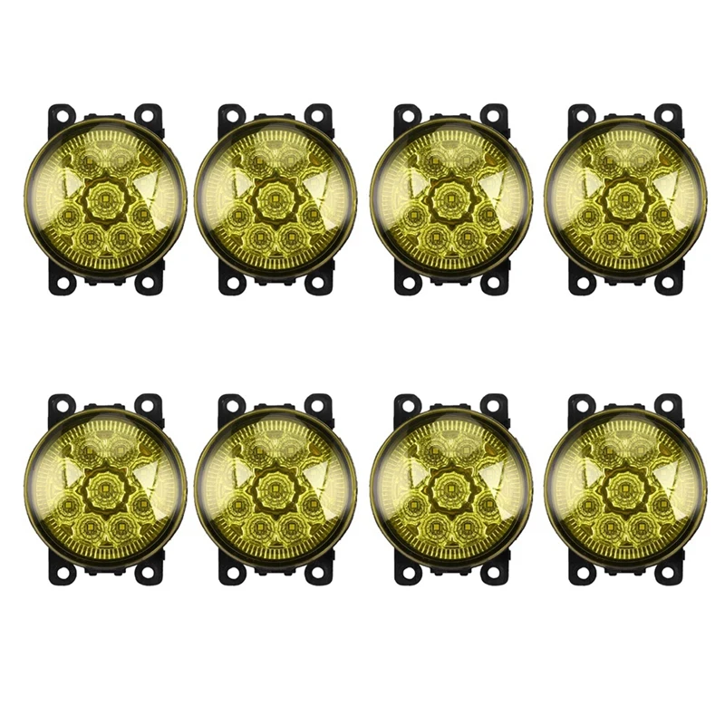 

4F9Z-15200-AA 8PCS Car Fog Lamps Lighting LED Lights For Ford Explorer Transit Focus Fusion For Honda Crosstour CR-V