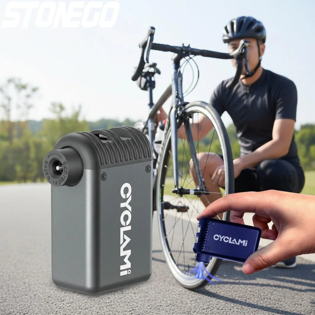 

Portable Mini Electric Bicycle Air Pump High Pressure Inflatable Tire Pump Compact Bike Accessories for Cycling