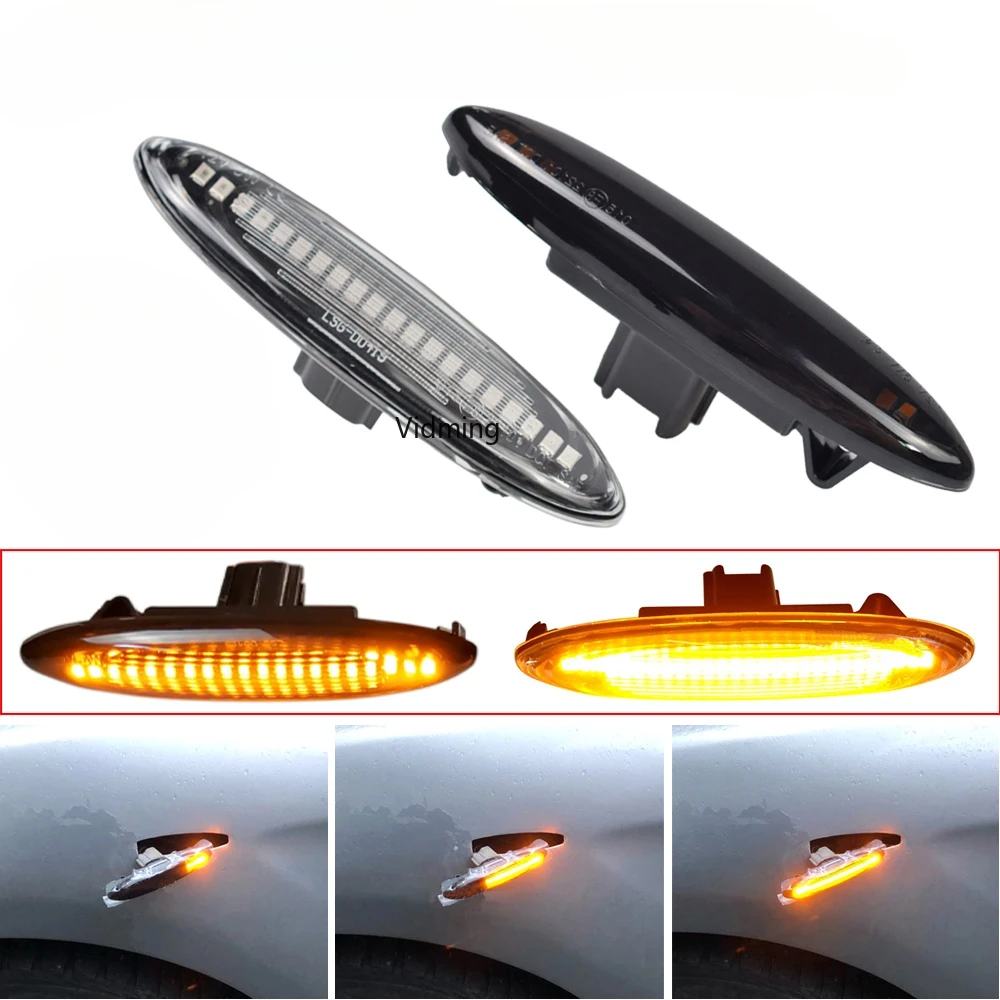 

2x Led Dynamic Side Marker Turn Signal Light For Lexus IS250 IS350 SC430 Toyota MARK X REIZ CROWN UZZ40 Highlander Camry 40